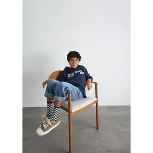 Mavi Jeans Basklı Kapüşonlu Lacivert Sweatshirt 6S10141-82318