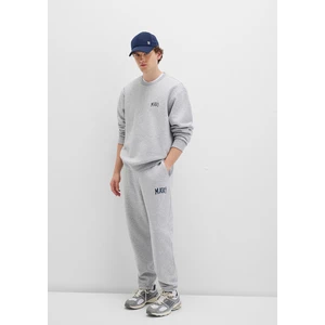 Mavi Logo Baskılı Gri Eşofman Altı 0010207-80018