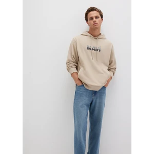 Mavi Logo Baskılı Bej Sweatshirt 0S10395-70004