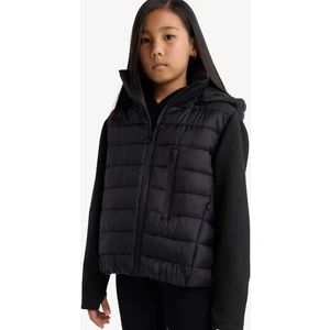 Kız Çocuk Çıkarılabilir Kapüşonlu Fermuarlı Mont F3563A825AU