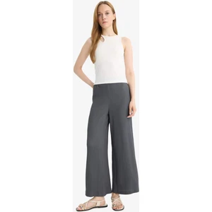 Beli Lastikli Düz Paça Bürümcük Pantolon F6166AX25SM