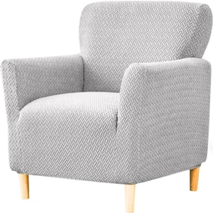 Jakarlı Tuğla Desen Koltuk Örtüsü Çekyat Kanepe Kılıfı, Berjer Kılıfı Lastikli Kayma Yapmayan Tekli