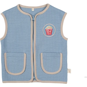 Kontrast Biyeli Kapitone Yelek