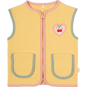 Kontrast Biyeli Kapitone Yelek