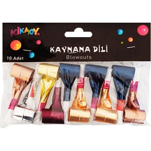 Metalik Kaynana Dili 10LU Karışık Renkli