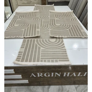 Akrilik Yatak Odası Halısı 3'lü Set Argın Halı