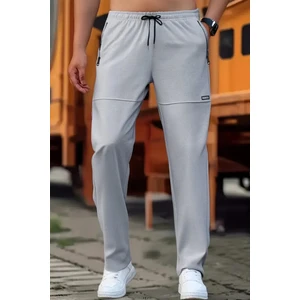 Progress Fermuar Detaylı Erkek Running Koşu Egzersiz Spor Salonu Eşofman Altı