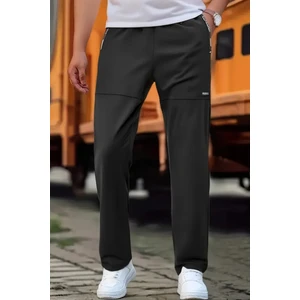 Progress Fermuar Detaylı Erkek Running Koşu Egzersiz Spor Salonu Eşofman Altı