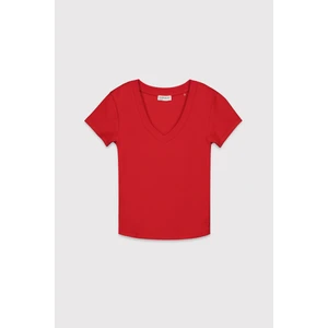 V Yaka Kısa Kol Üst