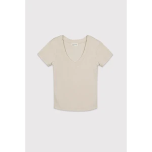 V Yaka Kısa Kol Üst