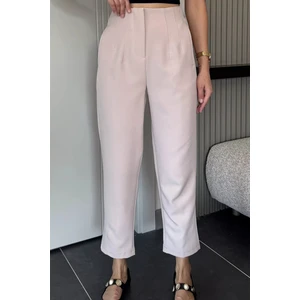 Kadın Bel Çimalı Kumaş Pantolon P-00018026