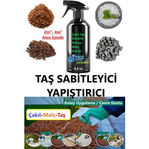 Mgf 0,5 Litre. Taş, Çakıl, Kabuk Bağlayıcı Sabitleyici Yapıştırıcı Taş Reçinesi