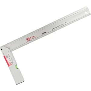 B.h.d BHD00198 400MM/40CM Alüminyum L Marangoz Gönye/su Terazili