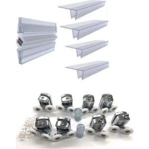 Ayrıntıshop Cam Duşa Kabin Fitilleri ve Tekerleği Seti