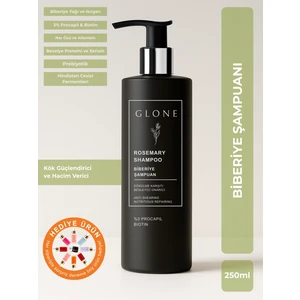 Biberiye Şampuanı | 250ml | %3 Procapil & Biotin | Saç Kökü Güçlendirici ve Hacim Veren, Sülfatsız