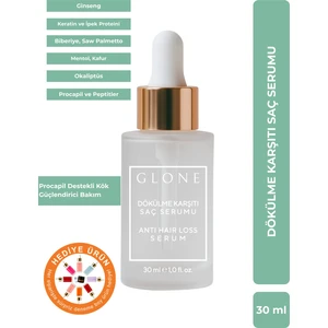 GLONE Dökülme Karşıtı Saç Serumu | 30ml | Procapil & Biberiye | Kök Güçlendirici ve Canlandırıcı Bakım 