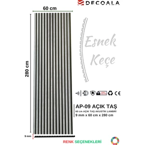 Mdf Ahşap Akustik Puvar Paneli 60X275 cm