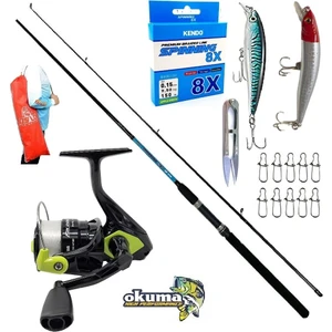Okuma Fın Chaser 4000 240CM 15-40GR Okuma G-Power Rapala Maket Balık Spin Olta Takımı Seti