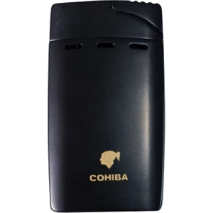 Çift Torch Pürmüz Siyah Puro Çakmağı