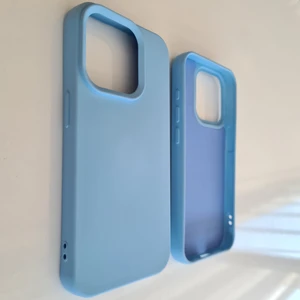 More Gsm  İphone 15 Pro Max ile Uyumlu Logosuz Lansman Içi Kadife Silikon Kılıf