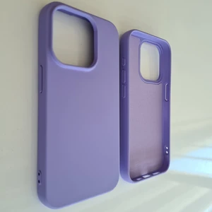 More Gsm İphone 14 Pro Max (6.7) ile Uyumlu Logosuz Lansman Içi Süet Silikon Kılıf