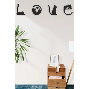 Numa Concept 4'lü Kedi Tablosu- Love Kedi-Dekor