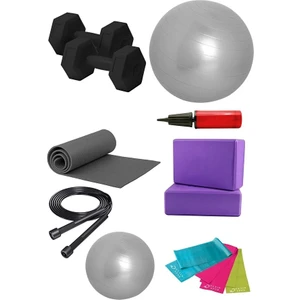 11 Parça Son Kalite Pilates Seti Ekonomik Set Tüm Egzersizlere Uygun Yoga Blok