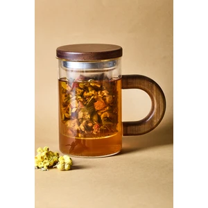 Herby 500ML Cam Süzgeçli Kupa