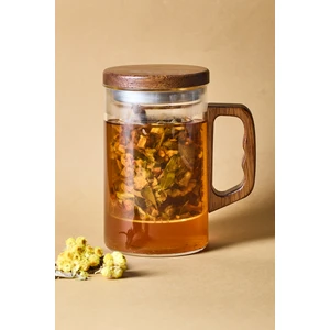 Herby 500ML Cam Süzgeçli Kupa