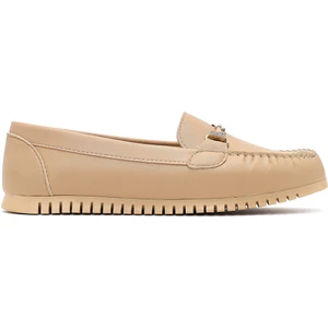 Kadın Bej Tokalı Loafer 25AFE145018
