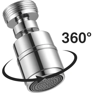360° Döner Musluk Ucu Aparatı – Su Tasarruflu Perlatör, Mutfak Lavabo Batarya Ucu