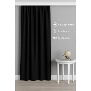 Hozari Siyah Termal Blackout Karartma Güneşlik Perde