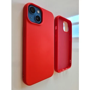 More Gsm İphone 13 İle Uyumlu Logosuz Lansman Içi Kadife Esnek Silikon Kılıf