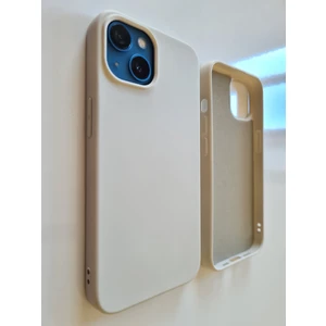 More Gsm İphone 13 İle Uyumlu Logosuz Lansman Içi Kadife Esnek Silikon Kılıf
