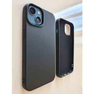 More Gsm İphone 13 İle Uyumlu Logosuz Lansman Içi Kadife Esnek Silikon Kılıf
