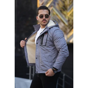 Su ve Rüzgar Geçirmez Kapüşonu Çıkartılabilir Kışlık Erkek Mont