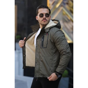 Su ve Rüzgar Geçirmez Kapüşonu Çıkartılabilir Kışlık Erkek Mont