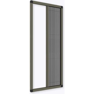 Beyaz, Antrasit Pileli, Plise, Akordiyon 90 x 210 Kapı Sinekliği (Demir, Pvc, Alüminyum Kapı )