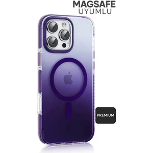 Tech&bello accessories iPhone 13 Pro Max Kılıf Magsafe Uyumlu Renk Geçişli Darbe Emici Degrade Kapak