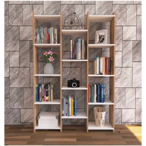 %100MDF Fix Kitaplık