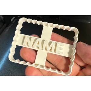 Kişiye Özel Isim Yazılı Kurabiye Kalıbı – Özel Tasarım