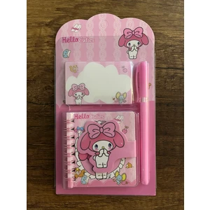 Kırtasiye Okul Seti Kuromi Hello Kitty Cinnamoroll My Melody Not Defteri ve Kalem Set