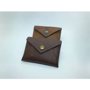 Hakiki Deri Çıtçıtlı Mini Kartlık