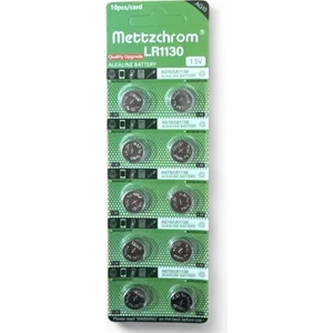 AG10 LR1130 389 SR1130 189 1.5V Alkaline Düğme Pil 10 Adet
