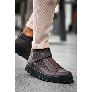 Pyramid Premium Long Cırtlı Erkek Bot Kahve