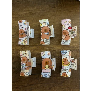 1 Adet Capybara Mandal Toka Kapibara Kıskaçlı Toka