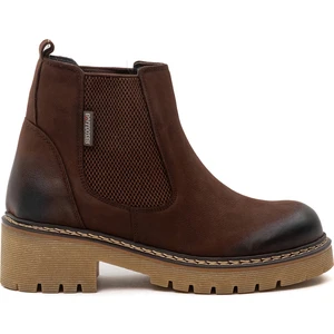 Deri Kahve Kadın Bot BUL-260504