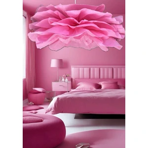 Şeker Pembe Bohem Model Sarkıt Avize - Salon, Yatak Odası ve Çocuk Odası Için Aydınlatma