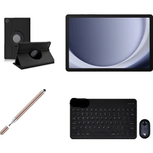 Galaxy Tab A9+ 11''inch (Plus) 6/128GB Tablet+Gold Kalem+Siyah Kılıf+Siyah Klavye Mouse