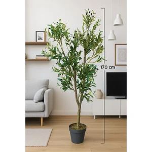 Yapay Zeytin 170 cm Boyunda Dekoratif Modern Iç Mekan Salon Ofis Ağacı